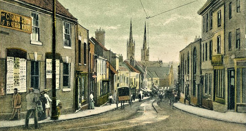 Bishop St And Spires Early 1900s