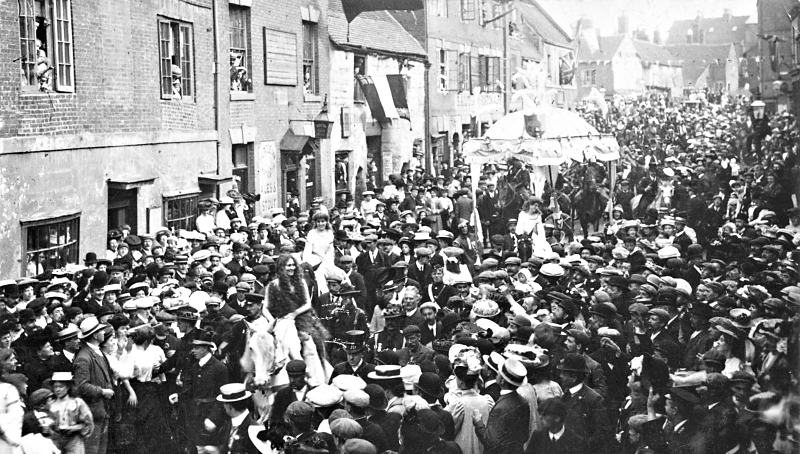 Much Park St Godiva Procession 1907 2